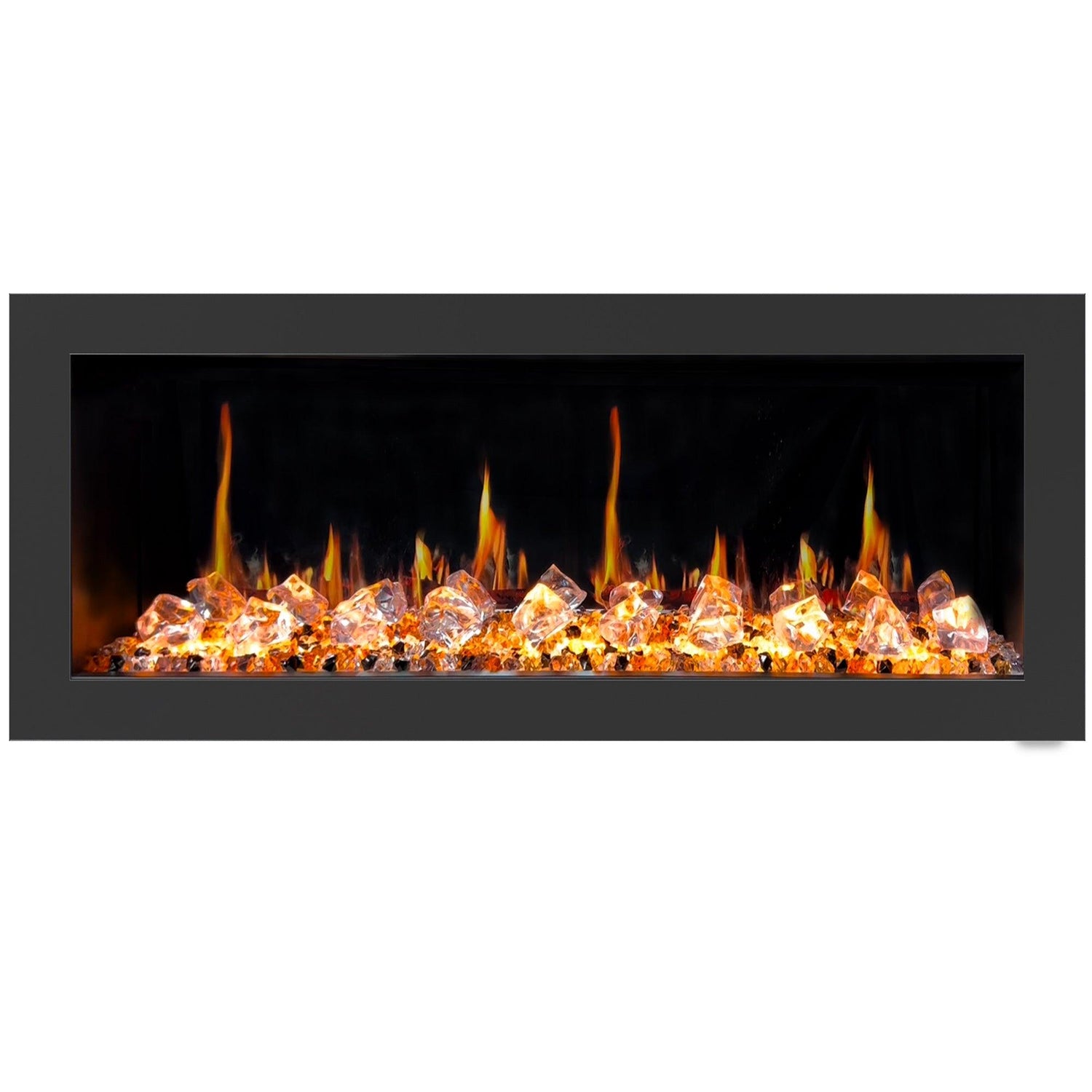 2025 New Litedeer Homes Latitude II 48 inch Wall Mounted Smart Electric Fireplace with APP 3-inch Trim - Multi-flame Style - ZEF48XC