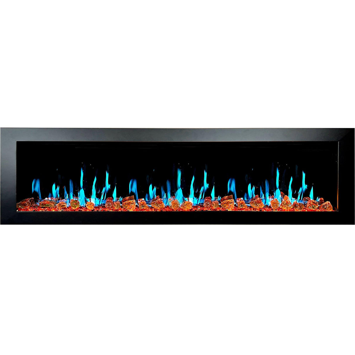 2025 New Litedeer Homes Latitude II 78 inch Wifi Smart Electric Fireplace with crackling - ZEF78VA