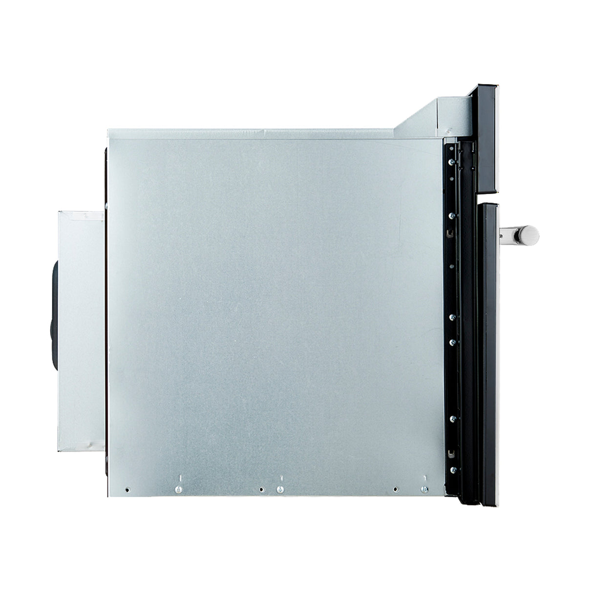 FORNO Espresso Oliena 30" 1.6 cu. ft. Built-In Microwave Oven in White with Silver Handles, FMWDR3093-30WHT