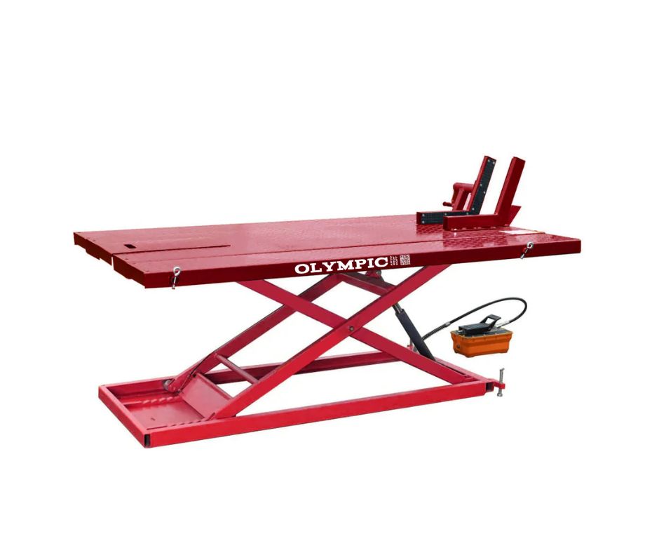Olympic HDML-15 1,500lb Gold Series Motorcycle / ATV Lift With Side Tables