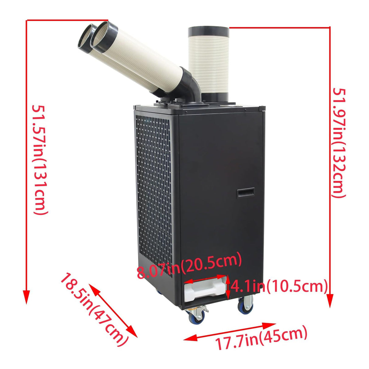 Portable 5L 220V 1.1KW Commercial Spot Cooler Tank With Wheels (SAK12761)