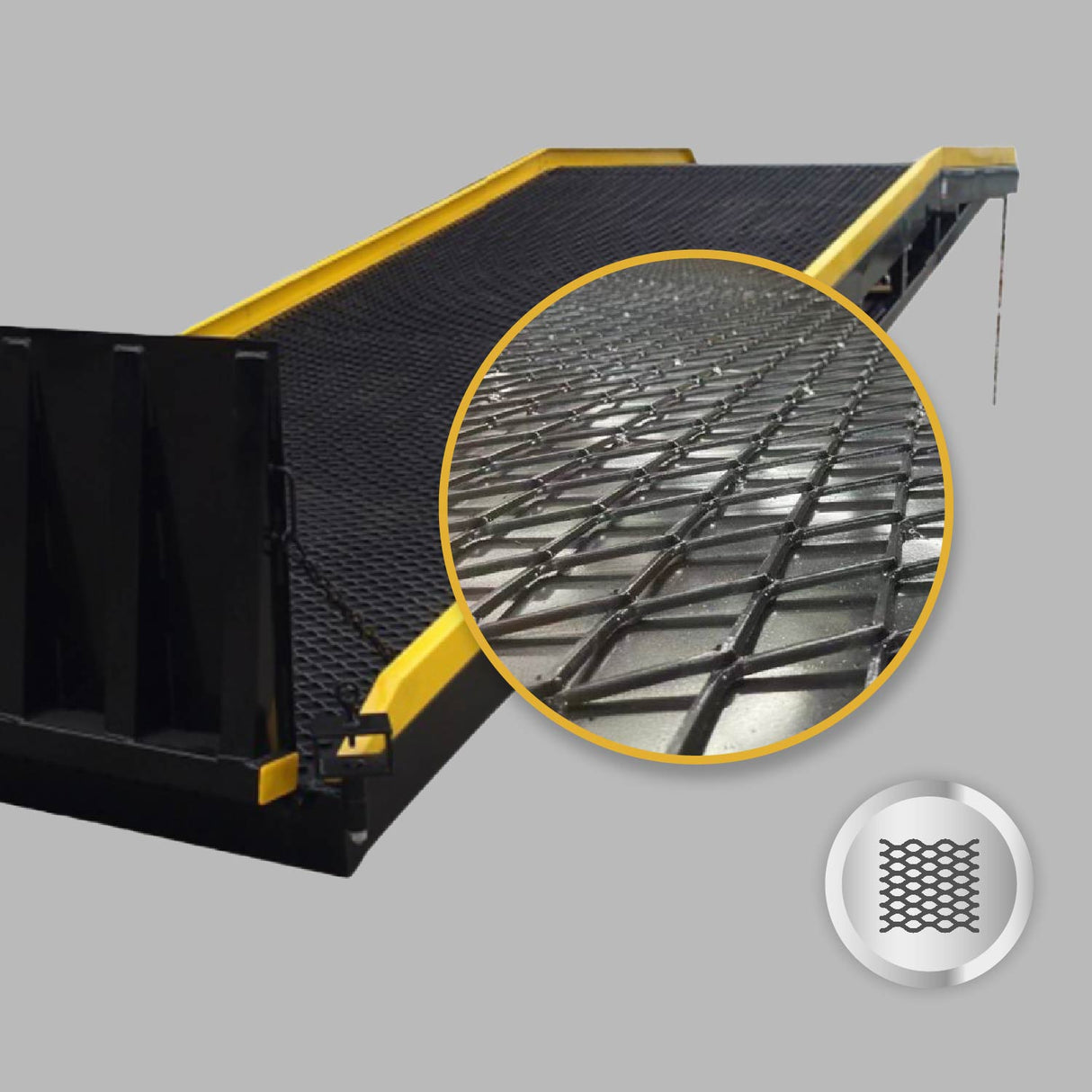 Portable Loading Dock Ramps Yard Ramp - 26,500 lb. Capacity