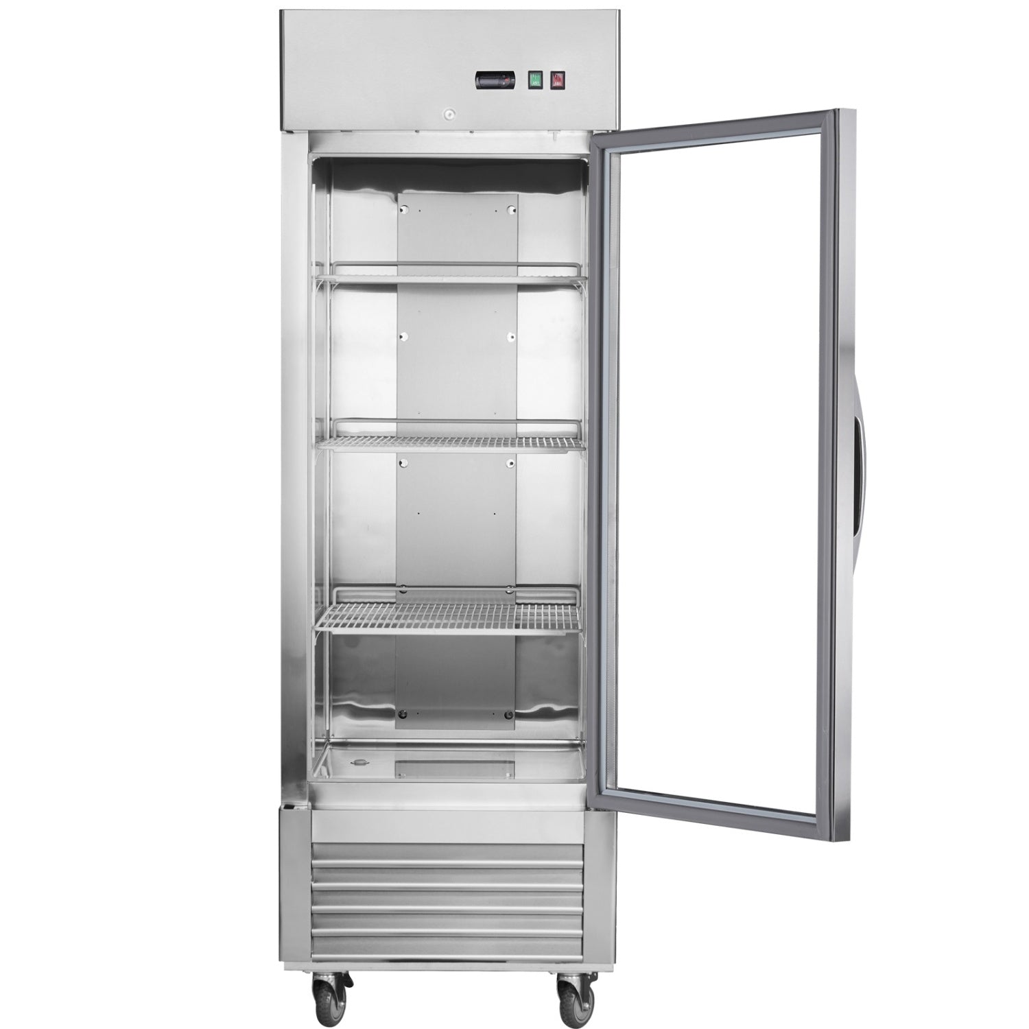 27"W Merchandiser Refrigerator Commercial Display Glass Door Refrigerator