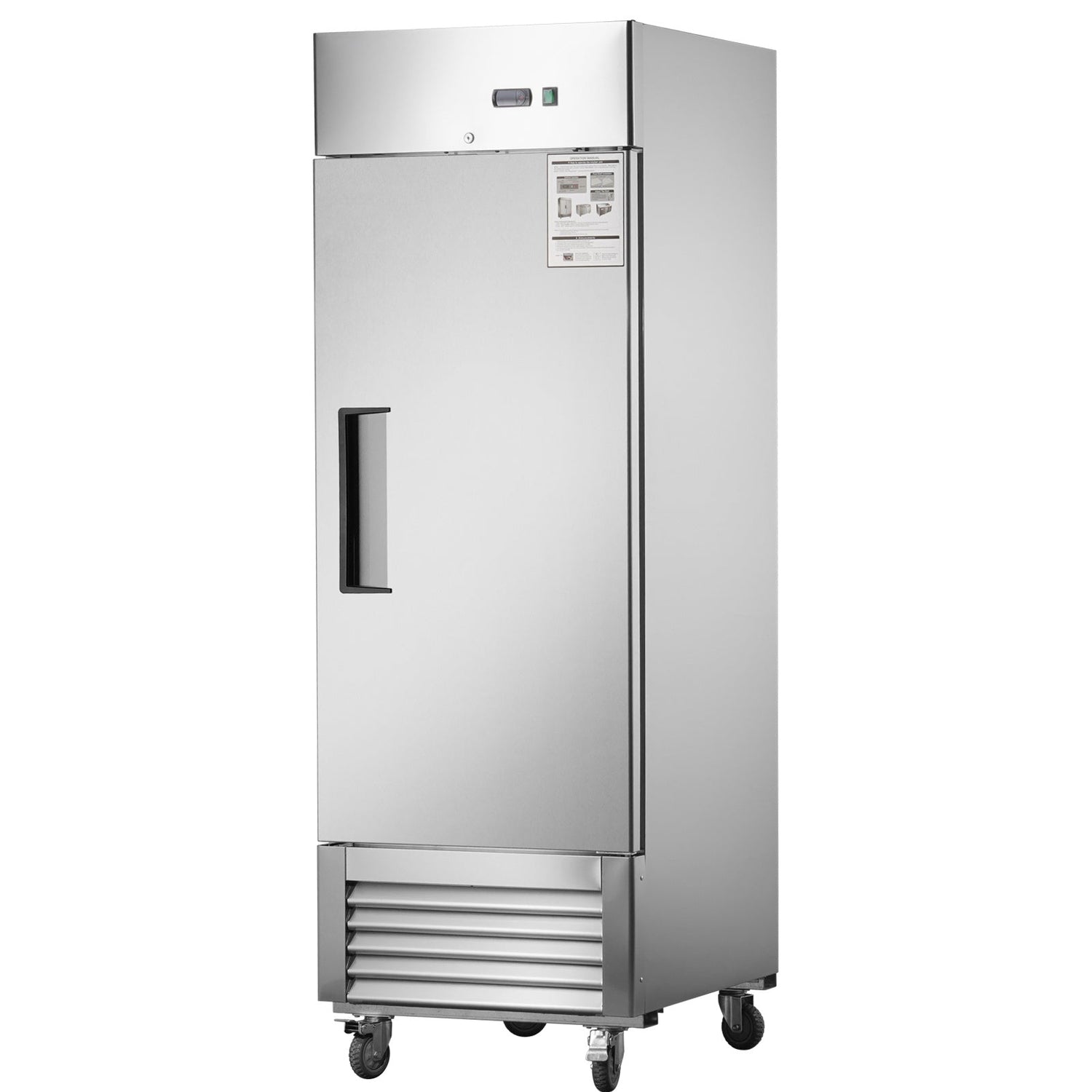 27"W Commercial Freezer 19 cu. ft. Single Solid Door Reach-In Freezer