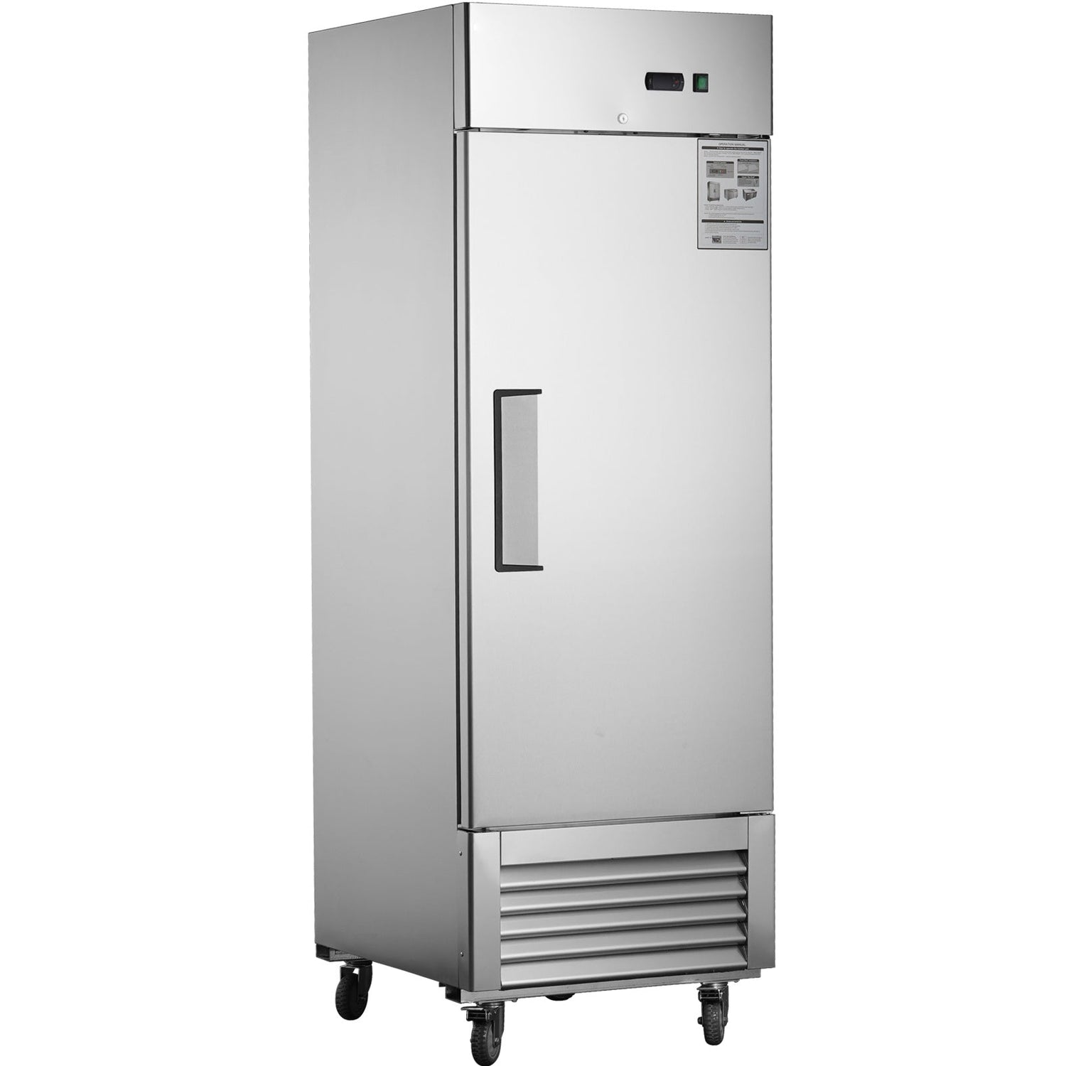 27"W Commercial Freezer 19 cu. ft. Single Solid Door Reach-In Freezer