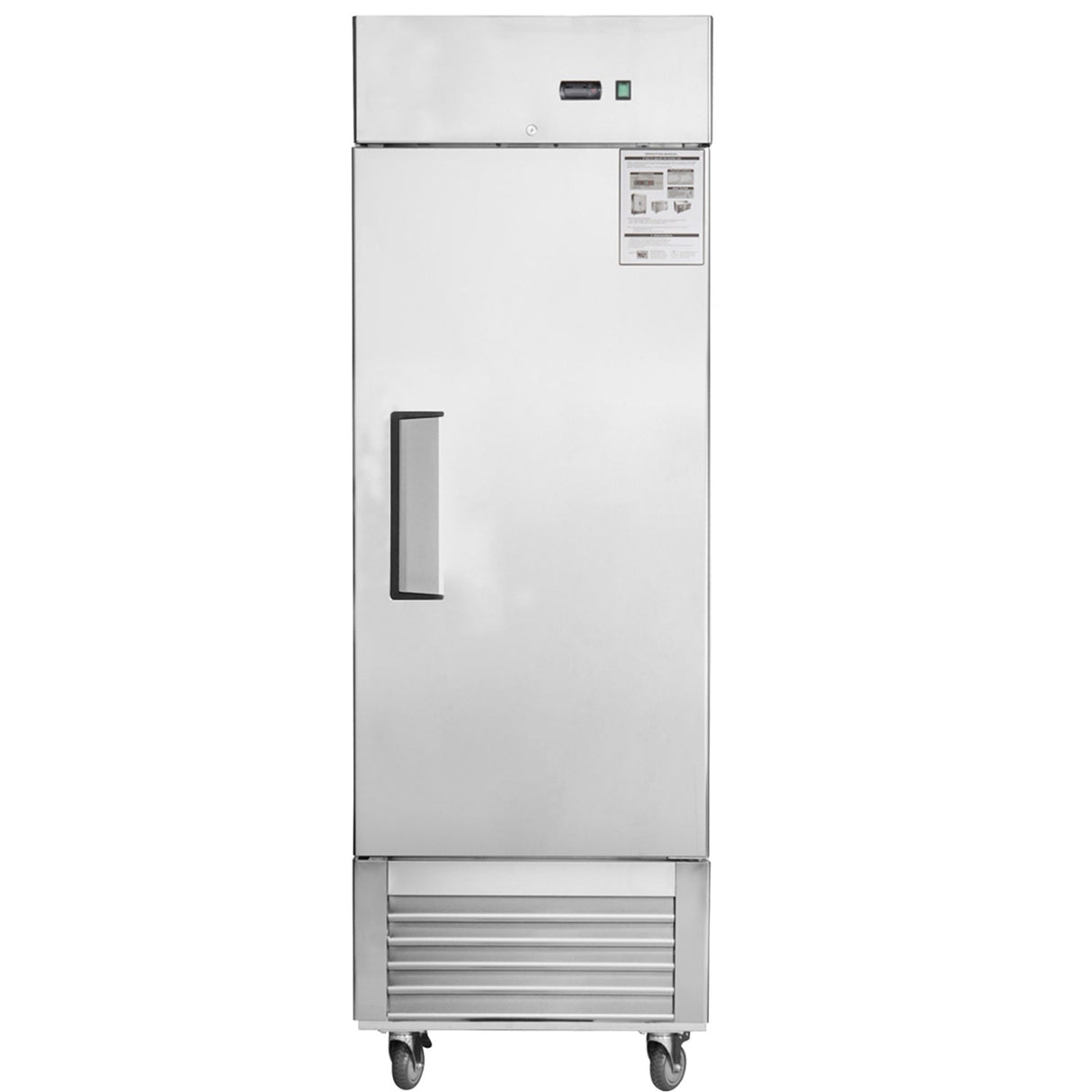 27"W Single Solid Door Reach-In Refrigerator 19 cu. ft. Commercial Refrigerator