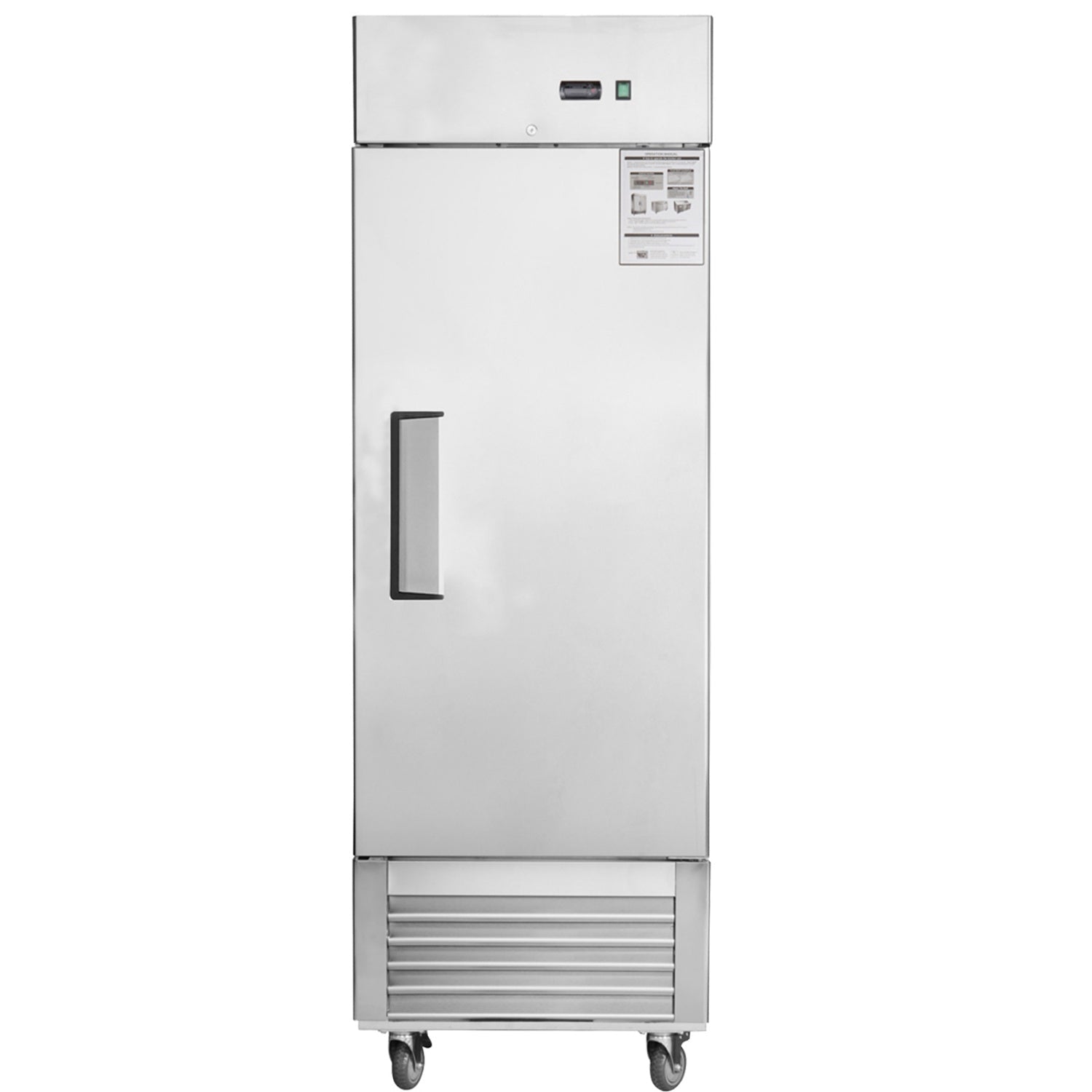 27"W Single Solid Door Reach-In Refrigerator 19 cu. ft. Commercial Refrigerator