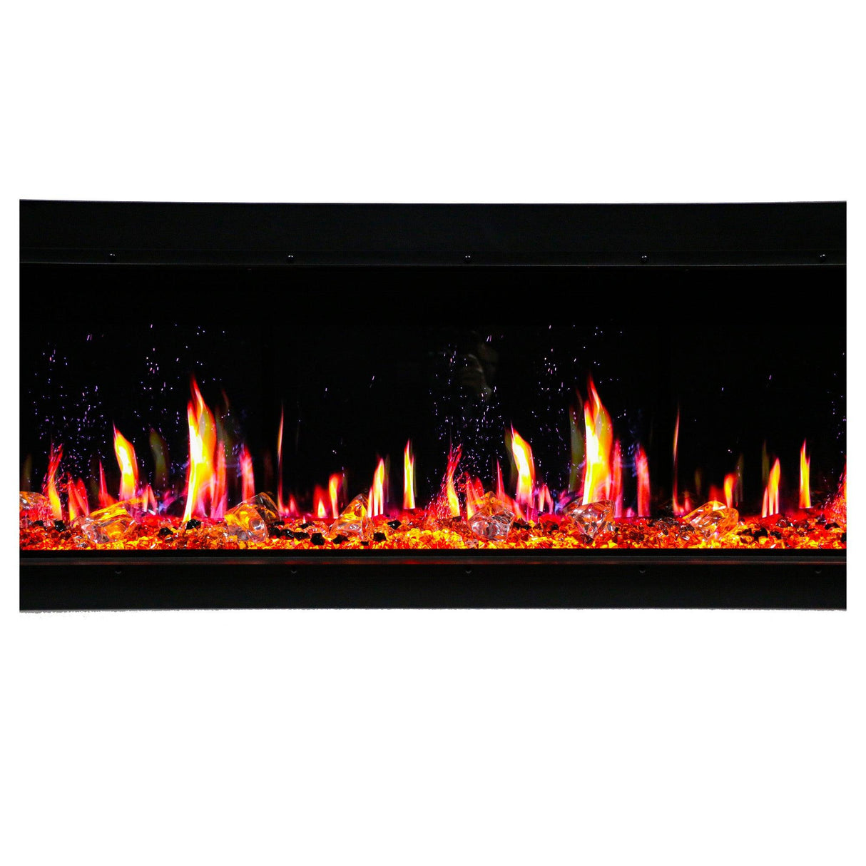 2025 New Litedeer Homes Warmcastle 72-Inch 3-Sided Smart Electric Fireplace (Model: ZEF72T) β WiFi-Enabled with Smart App Control