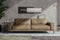 Valencia Chiara Leather Sofa with Steel Frame, Russet Brown