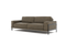 Valencia Chiara Leather Sofa with Steel Frame, Russet Brown