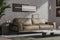 Valencia Chiara Leather Sofa with Steel Frame, Russet Brown