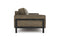 Valencia Chiara Leather Sofa with Steel Frame, Russet Brown