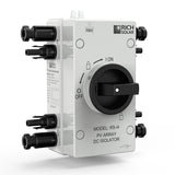 Solar PV DC Quick Disconnect Switch | Solar Array DC Quick Disconnect Switch | 1500 Volt 55 Amp | 4 Pole 2 Strings | Easy to Install