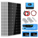 Sungold power off grid solar kit 3000W inverter 12VDC 120V output lifePO4 battery 600 watt solar back up sgk-pro3