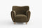 Valencia Emerald Accent Chair, Olive Green