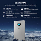 OFF GRID SOLAR KIT 12 X 550 WATTS SOLAR PANELS 20.48KWH-32.14KWH LITHIUM BATTERY 10KW SOLAR INVERTER 48VDC 120V/240V SGR-10K25S