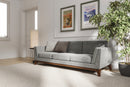 Valencia Sintra Fabric Three Seats Sofa, Grey
