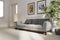 Valencia Sintra Fabric Three Seats Sofa, Grey