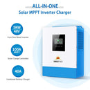SUNGOLD POWER Off Grid Solar Kit 10000W 48VDC 120VAC/240V 20.48KWH Powerwall Lithium Battery 12 X 415 Watts Solar Panels SGM-10M2T