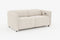 Valencia Alexandra Boucle 73"  Fabric Dual-Recliner Loveseat Sofa, Winter White