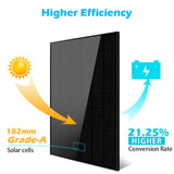 370W/ 415W/ 500W Mono Black PERC Solar Panel UL 61730 CEC Listed