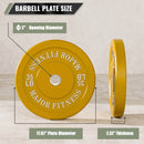 Major Fitness Low Bounce Bumper Plates Olympic Weight Plates Set