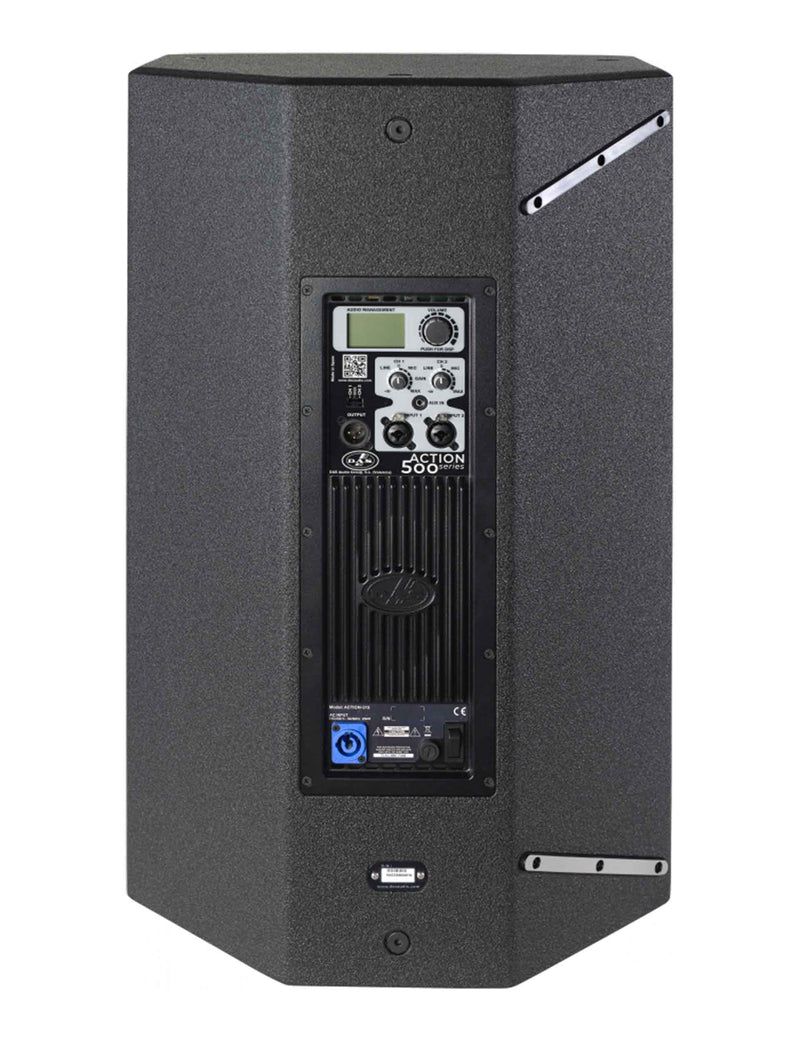 DAS Audio ACTION-515A, Two-Way 15-Inch 1000W Powered Portable PA Speaker with DSP Processor - Black