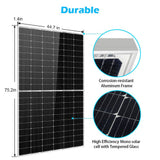 450W MONO PERC SOLAR PANEL FULL PALLET (32 PANELS) UL 61730 CEC Listed