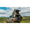 Badass tents - high cap "packout"- preassembled soft top rooftop tent (universal fit) - black rhinotec cover + grey/org tent - 48x88"