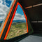 Badass tents - high cap "packout"- preassembled soft top rooftop tent (universal fit) - black rhinotec cover + grey/org tent - 48x88"