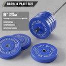 Major Fitness Low Bounce Bumper Plates Olympic Weight Plates Set