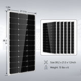Off Grid Solar Kit 3000W Inverter 12VDC 120V Output LifePO4 Battery 600 watt Solar Back Up SGK-PRO3