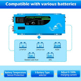 2000W/ 3000W/ 4000W DC 12V Pure Sine Wave Inverter With Charger