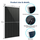 560 WATT Bifacial N-Type SOLAR PANEL FULL PALLET (32 PANELS)