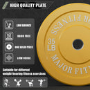 Major Fitness Low Bounce Bumper Plates Olympic Weight Plates Set