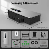 11.4KW 48V Split Phase Hybrid Solar Inverter | Whole Home Backup (200A) | SGN-11K15PRO