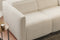 Valencia Alexandra Boucle 73"  Fabric Dual-Recliner Loveseat Sofa, Winter White
