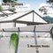 [06X08FT] Heavy Duty Outdoor Polycarbonate Greenhouse With Fully Automatic Temperature Control Vent (SAK51892)