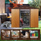 [06X08FT] Premium Outdoor Metal Storage Shed With Metal Floor Frame (SAK95204)