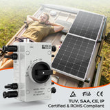 Solar PV DC Quick Disconnect Switch | Solar Array DC Quick Disconnect Switch | 1500 Volt 55 Amp | 4 Pole 2 Strings | Easy to Install