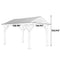 [09X11] Heavy Duty All-Weather Hard Top Wooden Carport Gazebo With Galvanized Steel Roof (SAK39187)