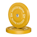 Major Fitness Low Bounce Bumper Plates Olympic Weight Plates Set