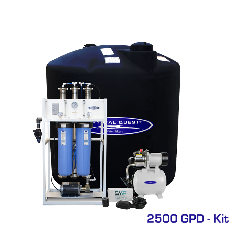Commercial Mid-Flow Reverse Osmosis System (500-7000 GPD)