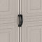 10.5×23 ft Vinyl Garage, Vinyl Storage Shed with Foundation, 2 Windows & Side Doors