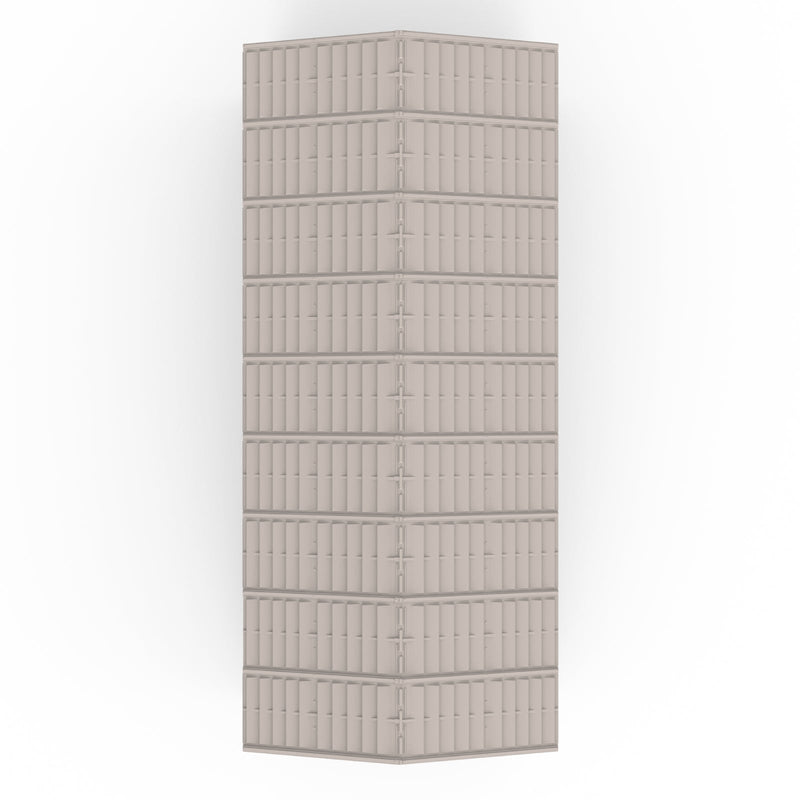 10.5×23 ft Vinyl Garage, Vinyl Storage Shed with Foundation, 2 Windows & Side Doors