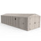10.5x31 ft Vinyl Garage, Vinyl Storage Shed with Foundation, 2 Windows & Side Doors