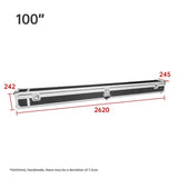 BUNDLE  VIVIDSTORM S PRO / S PRO P Motorized Tension Floor Rising UST ALR Projector Screen & Heavy Duty Aluminium Travelling Case