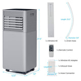 10K BTU Portable Room Air Conditioner Unit With Dehumidifier And Fan Mode (SAK30782)