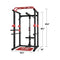 1000LBS Multi-Functional Barbell Rack Squat Power Cage With Weight Bench (SAK35822)