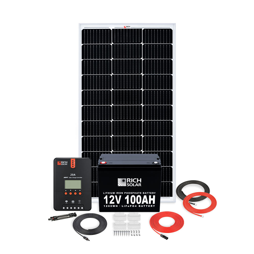 100W RV 12V Kit